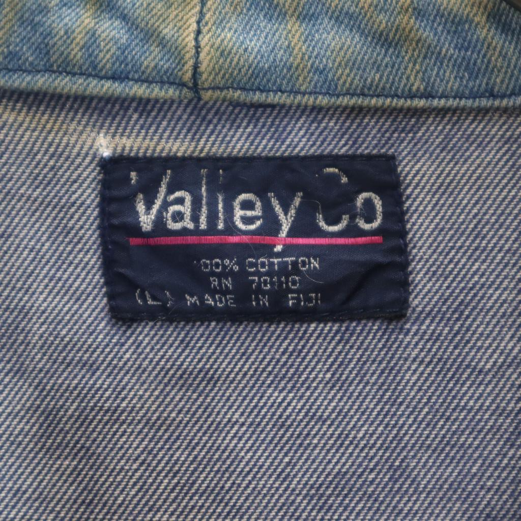 Valley Co 70s 80s vintage Denim Jacket L Navy jeans Men's Used