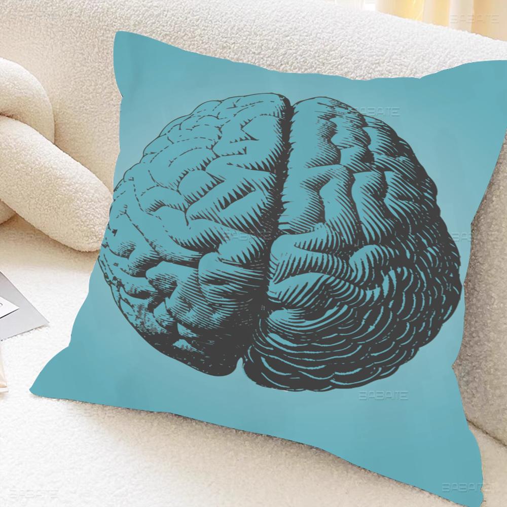 Brain Abstract Art Painting Cushion Cover Pillow Cover Decor Pillowcase Printed Cushion Case For Couch
