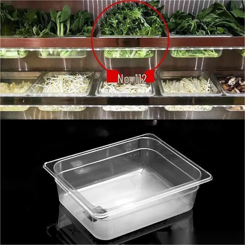 Acrylic Transparent Food Pan Display Box