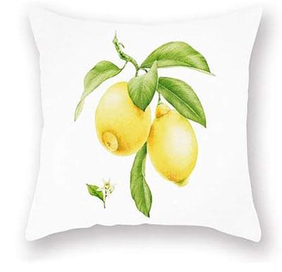 Yellow Lemon Decorative Pillowcase Super Soft Cushion Cover Gift Indoor And Outdoor Home Decoration Pillowcase45X45 Pillow Case