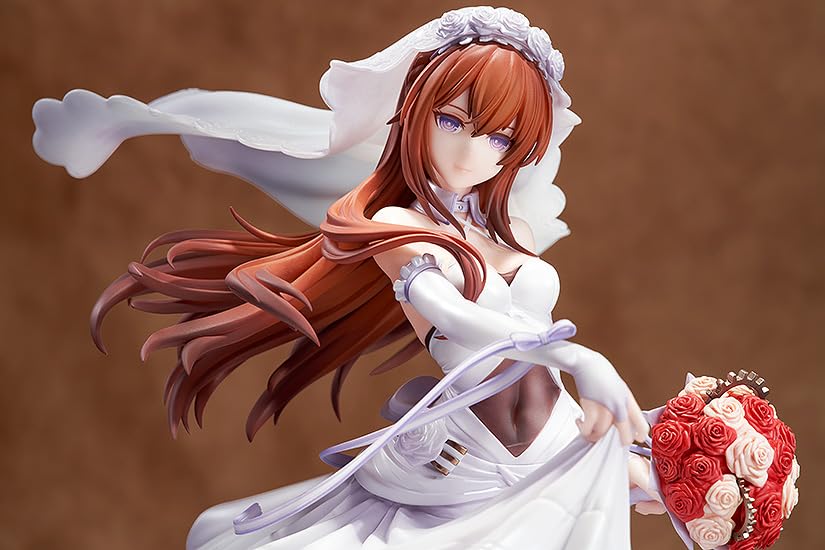 STEINS GATE Makise Kurisu Wedding Dress Ver. 1/7 Scale Plastic Painted Finished Figure