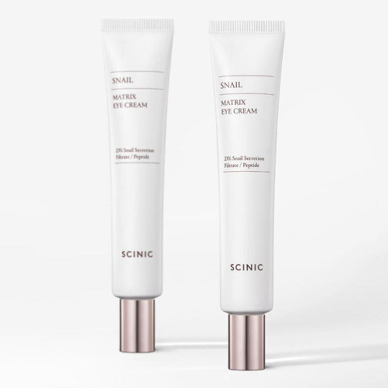 Snail Matrix Eye Cream 30ml x 2 Wrinkle Improvement, High Elasticity, Moisturizing, Soothing, Skin Barrier Protection