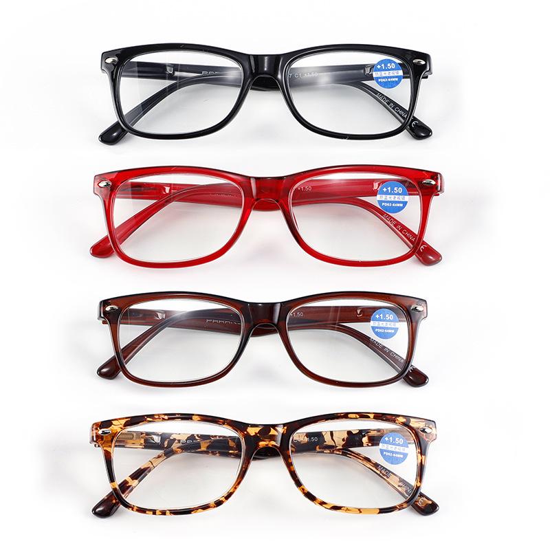 Women's Cat-Eye Diamond-Plated Anti-Blue Light Reading Glasses