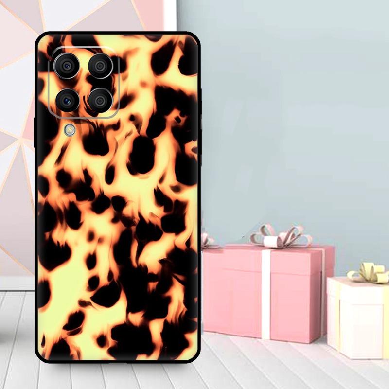 Vintage Tortoise Shell Case For Samsung Galaxy M56 M52 M32 M53 M16 M11 M21 M31 M35 M12 M13 M14 M15 M36 M55 M34 M54