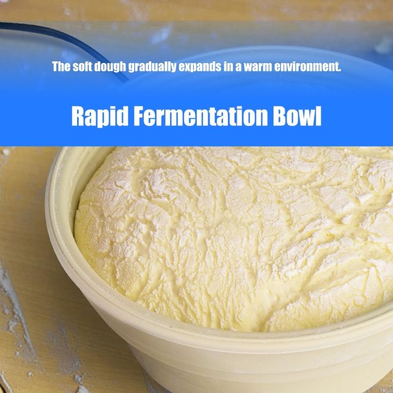 Innovative Silicone Banneton for Dough Proofing and Baking Sourdough Fermentation Bowl Professional Bread Bakeware