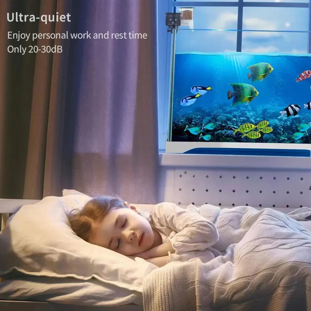 Aquarium Fish Tank Feeder 250ml/500ml Intelligent Automatic Feeder Digital Timing Wifi Wireless Remote Control Fish Feeding