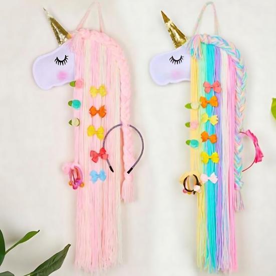 Animal Hair Clips Holder Wall Mounted Storage Organizer Decorative Hair Accessories Holder for Organizing Headbands Barrettes Kids Room Decoration