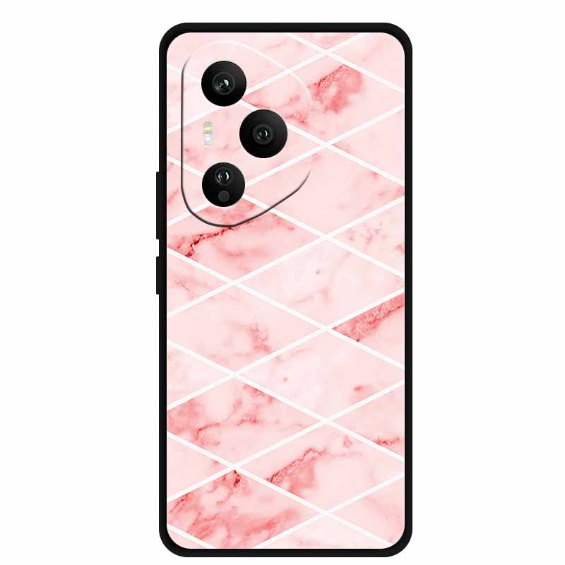 For Honor 400 Pro 5G Case Honor 400 5G Marble Painted Silicone Back Cover Cases for Honor 400 Pro/ 400 TPU Black Case 400 Pro 5G