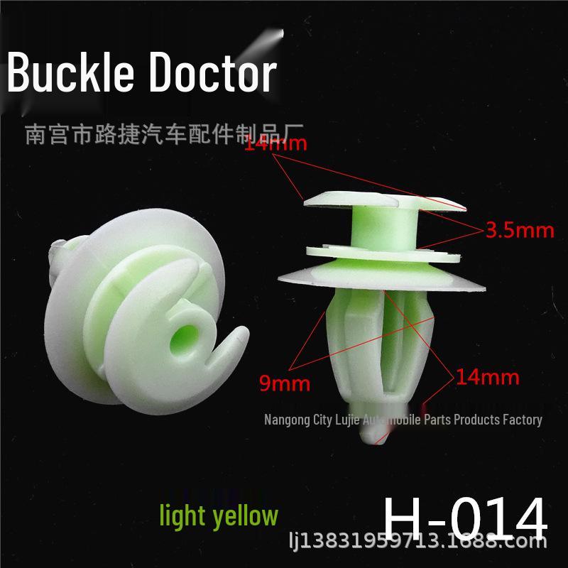 Compatible Yellow Interior Door Panel Clip for BMW Series 1, 3, 5, 7, X1, X3, X5, X6, Z4