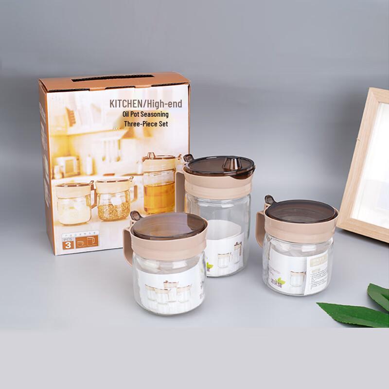 Fenguan Glass Oil & Seasoning Jar Set