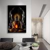 Gott Buddha Wand Kunstdrucke Buddha Statue Leinwand Malerei Buddhismus Wand Bilder Für Wohnzimmer Religiöse Poster Wand Dekor