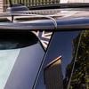 Car Styling Accessories For MINI Cooper F56 2Pcs Car Exterior Rear Back Trunk Tailfins Spoiler Wing 3D Sticker Decal Decoration