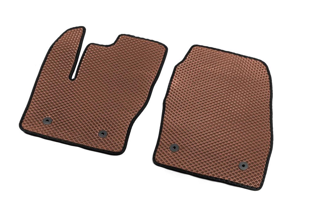 Коврики EVA (МКПП, коричневые) для Ford Connect 2014-2021 гг