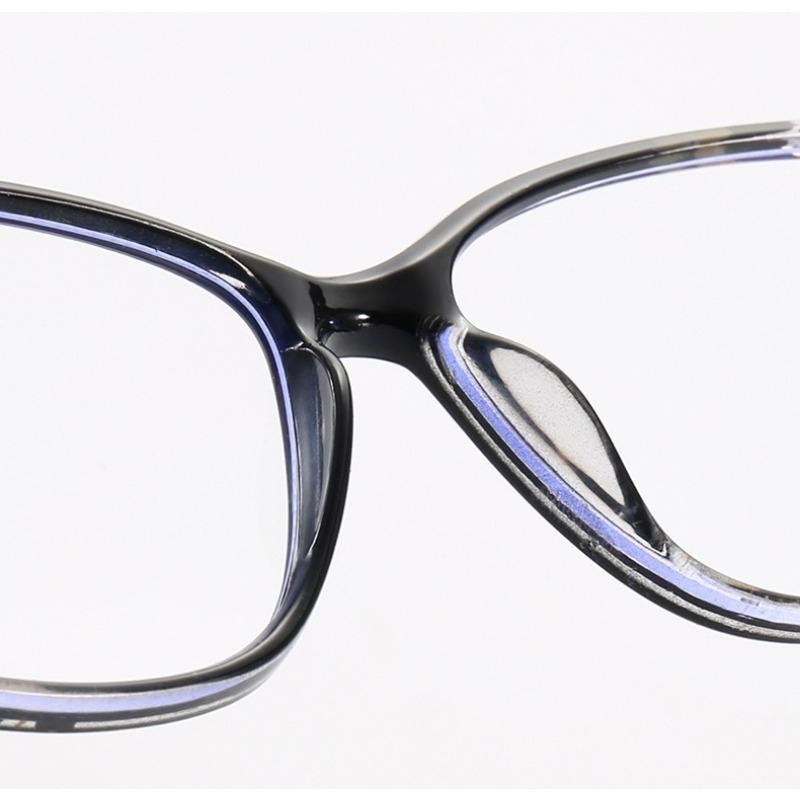 Vintage HD Reading Glasses Fashion Large Frame Women Presbyopia Anti Blue Light Far Sight Glasses