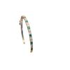 Jewelry Retro Korean Classic Micro-Inlaid Colorful Treasure Emerald Bracelet