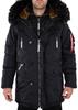 Winter Jacket Alpha Industries PPS N3B Black Reflective