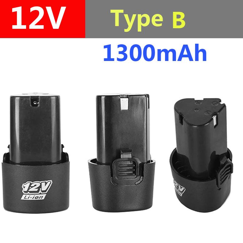 Batería de 12V 1300mAh batería de litio recargable para taladro eléctrico /  taladro de pistola / destornillador eléctrico comprar a buen precio —  entrega gratuita, reseñas reales con fotos — Joom