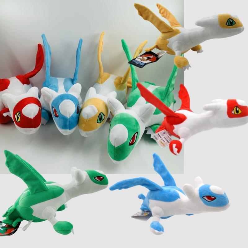 Large Shiny Rainbow-colored Latias And Latios Plushies