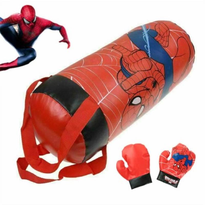 Disney Marvel Spider-man Boxing Toy Red Plastic Punching Gloves For Kids 2-5 Stress Relief