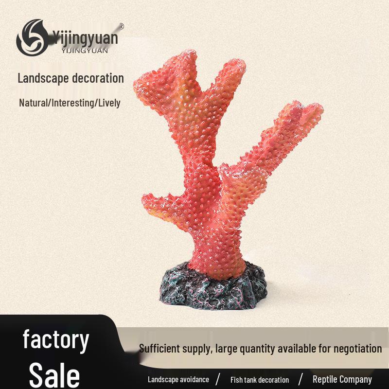 Mediterranean Coral Reef Aquarium Decor: Fake Rocks, Shells & Ornaments for Saltwater Tanks