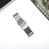 Stainless Steel Tank Chain Watch Band for Seiko Turtle SRP773/775/777/A21, 22mm