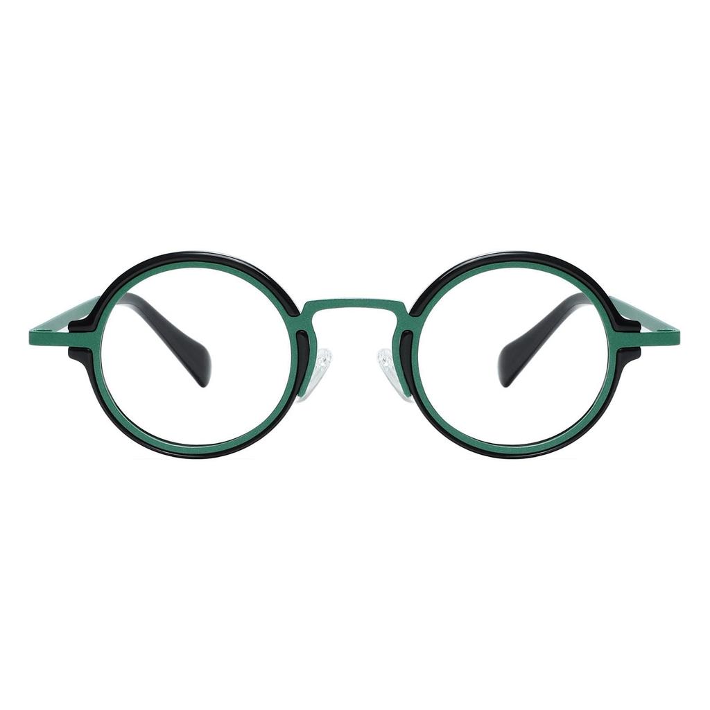 Anti Blue Light Round Glasses Women Vintage Luxury Women's Eyeglasses Frame Men Optical Lenses Frames Man Trends Optical Frame