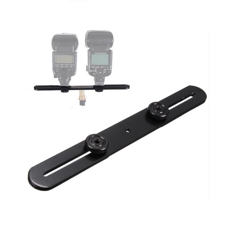Dual-Head Mobile Phone Holder with Flash Tripod & Fill Light Stand