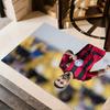 Football Player Kit Celebrating Carpet Suitable for Study Room Dormitory Decorate Room Game Room Anti-slip Rug Anime Office Decor Best for Christmas