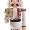 Christmas Nutcrackers 14 Inch Wooden Miniature Art Christmas Nutcracker Soldier For Home Fireplace Shelves Birthday Party