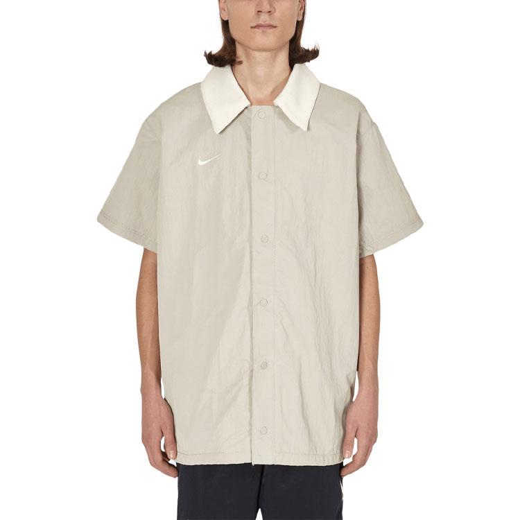 Nike X Fear Of God NRG Short-Sleeve Shooting Shirt String Men Tops Tan CU4616-271