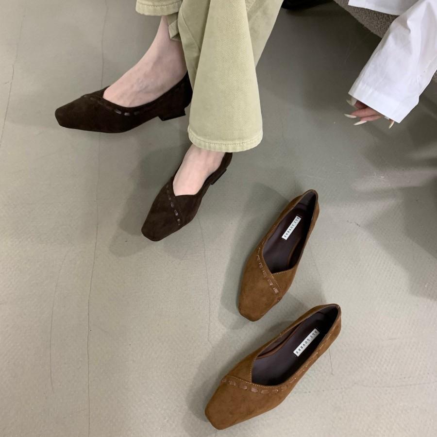 Guangzhou Inner Height Increase Mary Jane Women's Shoes Single Shoes 2025 Spring New Fashion Versatile Evening Shoes Single Shoes