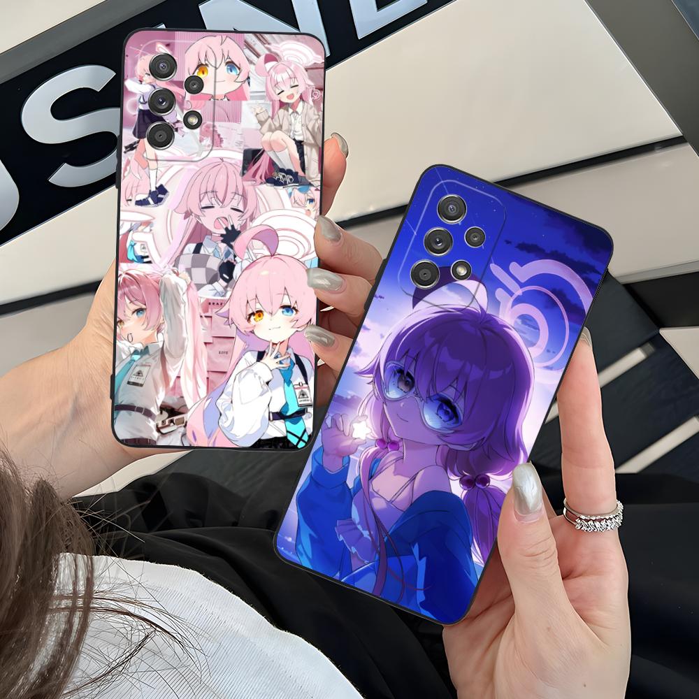 Blue Archive Takahashi Hoshino Matte Mobile Phone Case for Samsung Galaxy M55 54 42 35 34 33 32 23 22 15 14 13 12 F55 5G