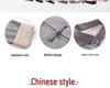 Men's Cotton Linen Tang Suit Jacket - Double-Layer, Chinese Style for All Seasons