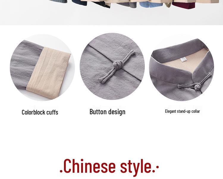 Men's Cotton Linen Tang Suit Jacket - Double-Layer, Chinese Style for All Seasons