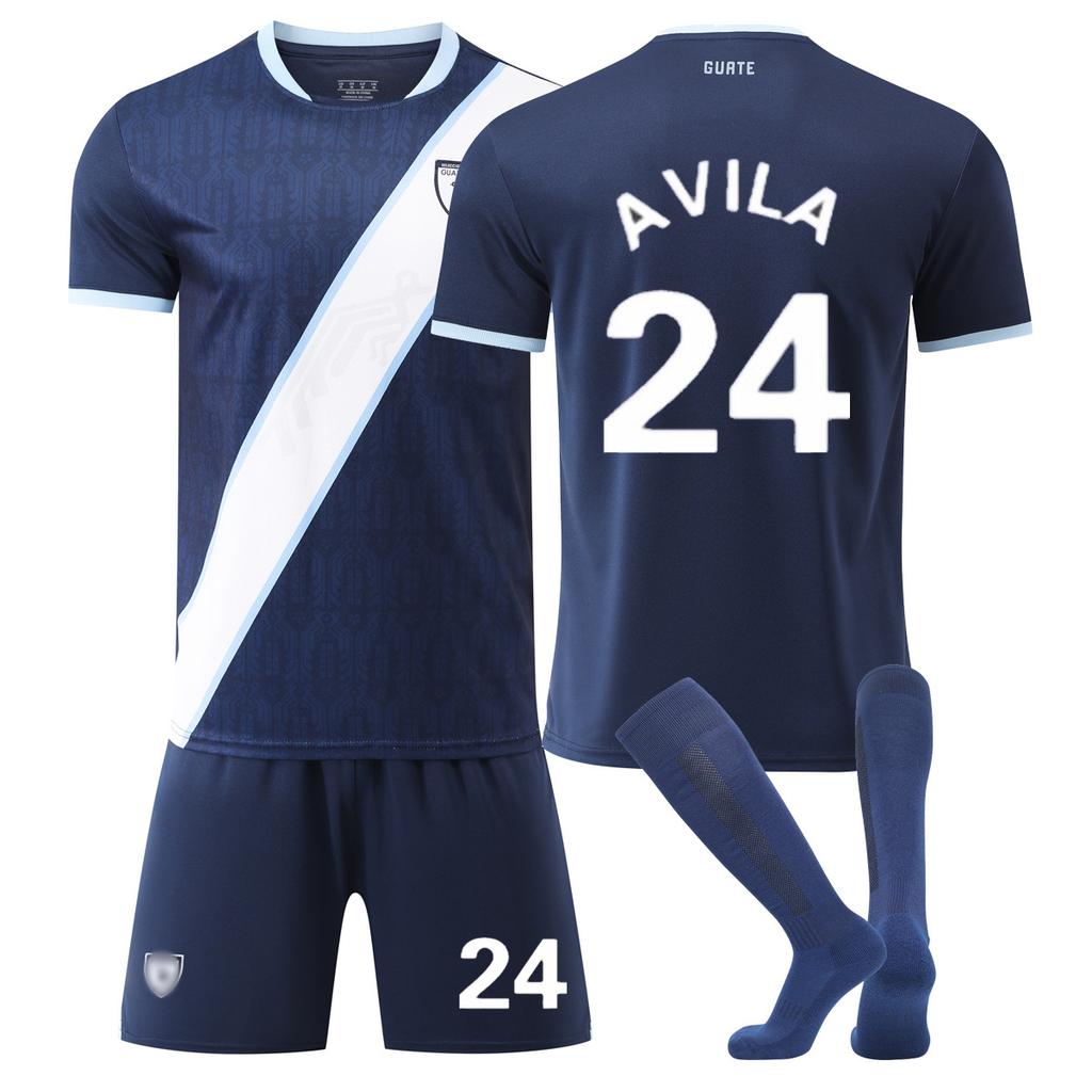 Guatemala Football Jersey National Team Jersey Adult Children'S Training Jersey No. 24