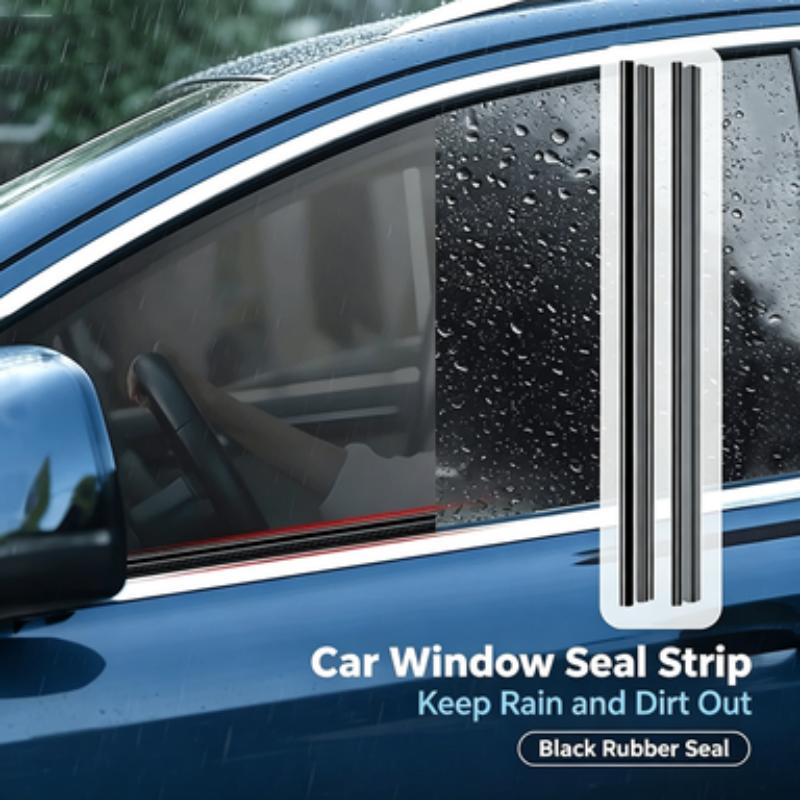 Great Wall Side Window Wiper, Multi-functional Boneless Wiper, Universal Rubber Strip Wiper, 2-Piece Set