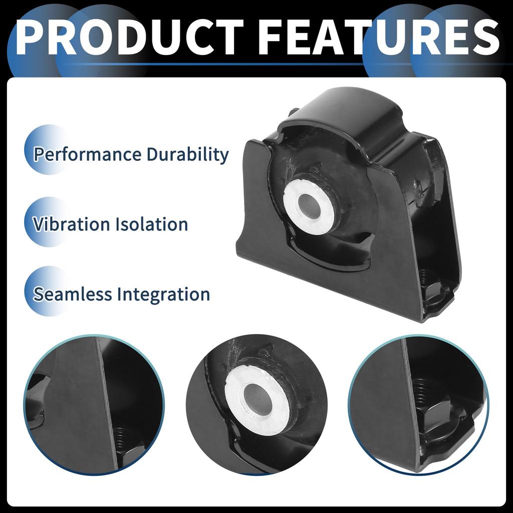 INFINAUTO ENGINE MOUNTING No.123610T070 Scion for Toyota Engine Motor Mount for Toyota XB 2010-2015 Tarago 2006 Black 1 PC