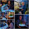 2026 Colorful Glow-in-the-Dark Garden Stones Night Guide Luminous Pebbles Rainbow Glow In The Dark Stepping Rocks Outdoor