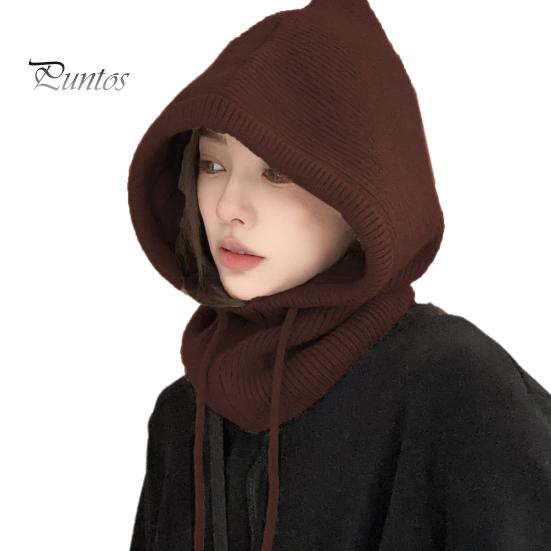 

Женская зимняя шапка-балаклава, толстая теплая вязаная ветрозащитная велосипедная шапка, регулируемая, полная защита, для путешествий на открытом воздухе, для холодной погоды, для катания на лыжах