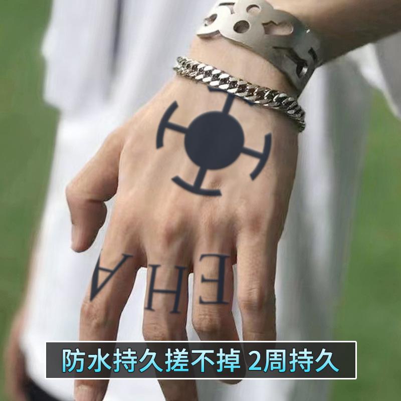 Finger Tattoo Sticker Waterproof Long-Lasting, Juice Semi-Permanent Realistic Small Pattern for Hand & Wrist