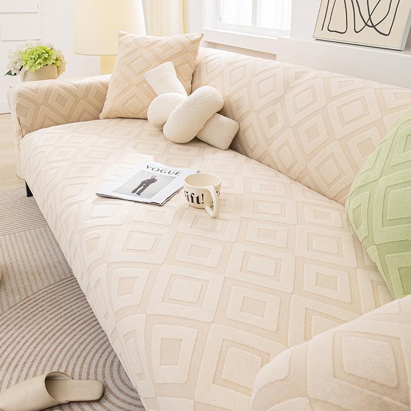 

Universal Elastic Sofa Cover All Inclusive Four Seasons Dust Proof Anti Scratch Lazy Sofa Protector 90-140cm