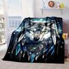 Wolf In The Garden Blanket Flannel Blanket Throw Blanket Sofa Cover Blanket Soft Premium Blanket Picnic Blanket Tv Blanket Gifts