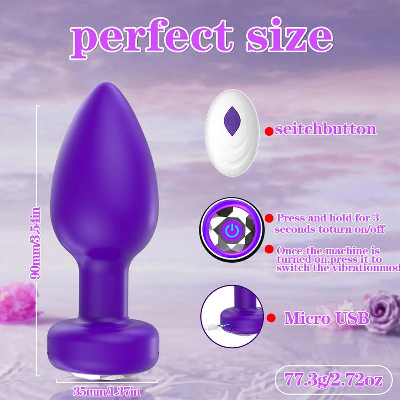 APP Butt Plug Anal Vibrator for Gay Remote Control Dildo Vibration Masturbation Adult Sex Toy for Couples Prostate Massager
