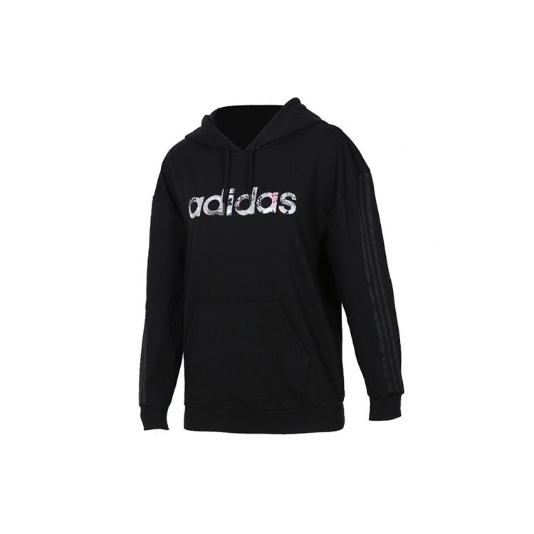 

Adidas Нео повсякденний спортивний пуловер з капюшоном, жіночий топ, чорний DZ7595 L