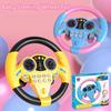 Baby Steering Wheel Toy Simulated Driving Controller With Light Music Early Education Steering Wheel Toy Gift For Boys Girls