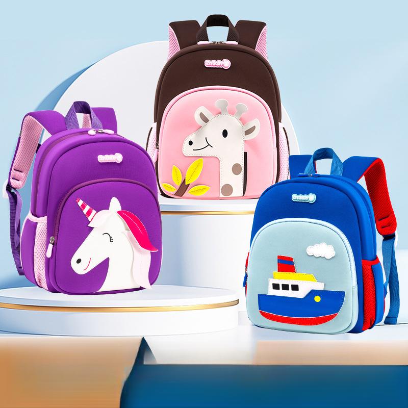 Sesame Baby New Kindergarten Backpack Cartoon Boys and Girls Mini Children's Double Shoulder Backpack Baby Backpack