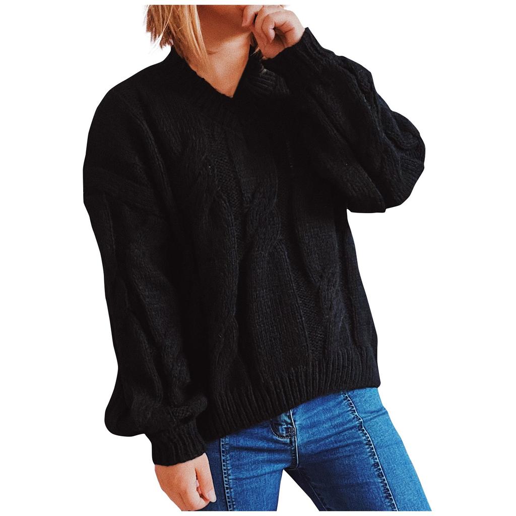 Fashion Women  And Winter Printing Knitted Long Sleeve Pullover Sweater Casual Sweater