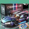 Cyberpunk Lamborghini RC Auto Bausatz mit ABS Kunststoffbausteinen für Jungen ab 6 Jahren