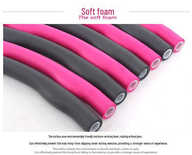 Detachable Hula Hoop for Waist Slimming & Fitness – Foam Massage Hoop for Adults & Kids, Private Label Available