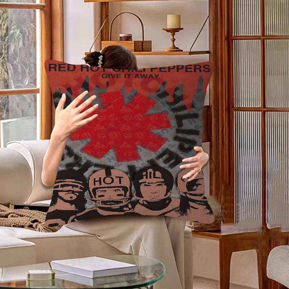 RRed Hot CChili Peppers Pillow Gift Home Office Decoration Pillow Bedroom Sofa Car Cushion CoverPillow Case